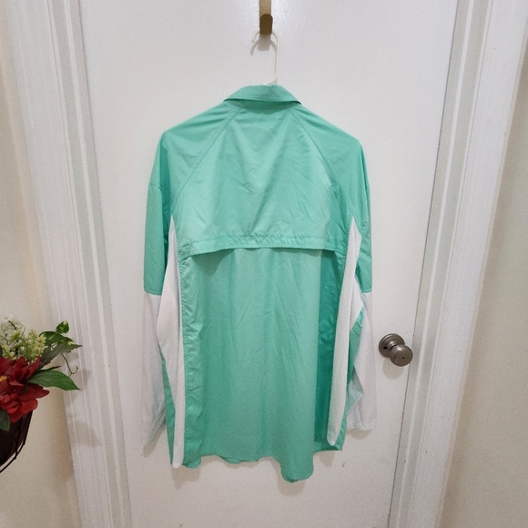 Reel legends Long Sleeve Performance Tech Vented UPF  Sun Protection - Picture 4 of 12